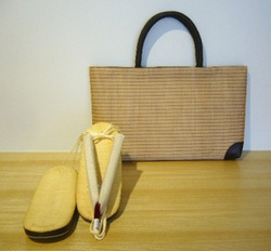 麻バッグ＆草履.JPG
