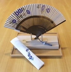 扇子 袋セット 朝顔.JPG